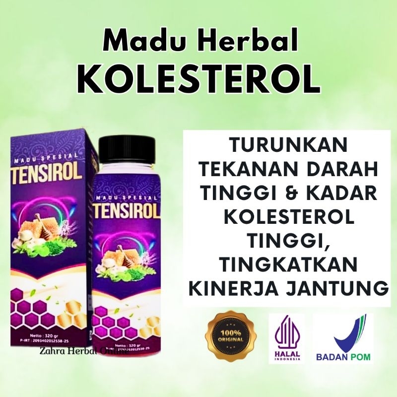 

Tensirol Madu Herbal Ampuh Murni Obat Multivitamin Penurun Tekanan Darah Tinggi Trigliserida Kolesterol Pencegah Stroke Batu Ginjal Peningkat Kinerja Jantung 100% Asli Original Halal MUI