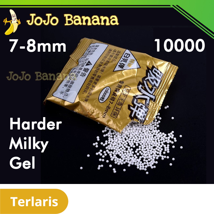 BB WGG 7-8mm Harder Milky White - BB Wgg - Water Gel 8mm