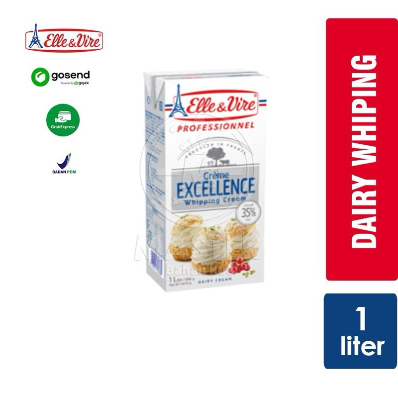 

Elle & Vire Excellence Whipping Cream 1liter