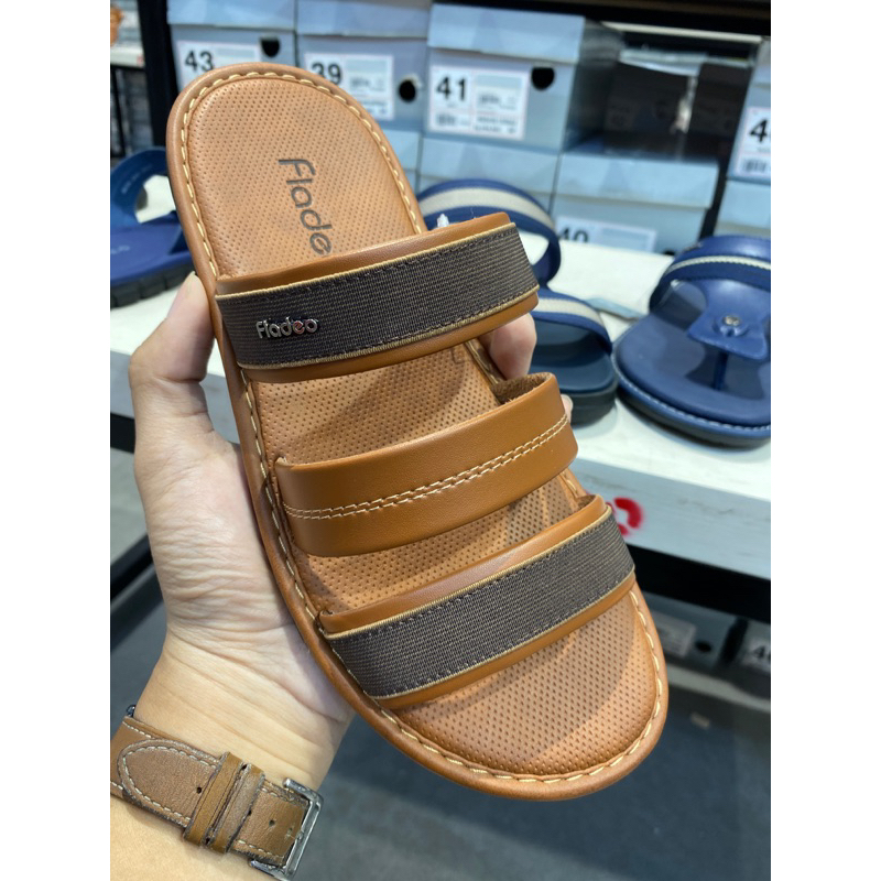 Sandal Slide Slop Pria Fladeo Original