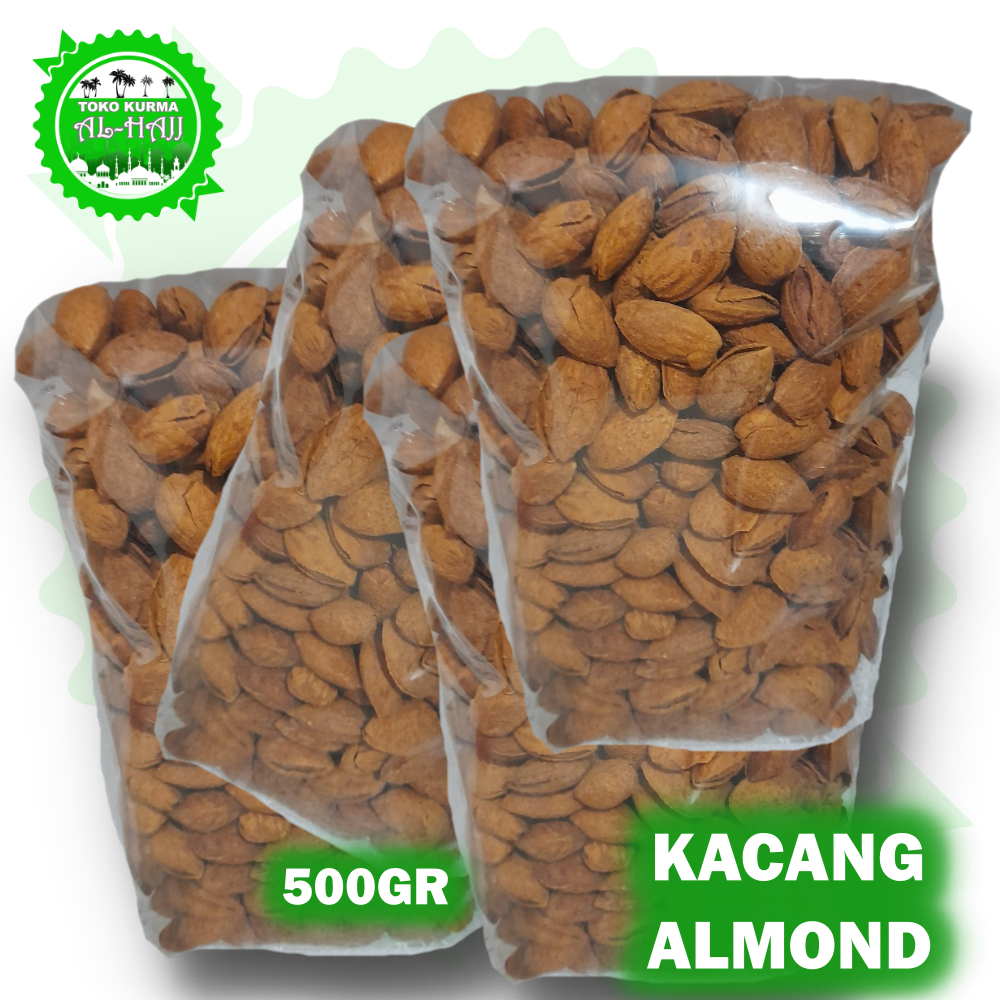 

Kacang almond 500gr/ gurih manis /oleh oleh haji dan umroh