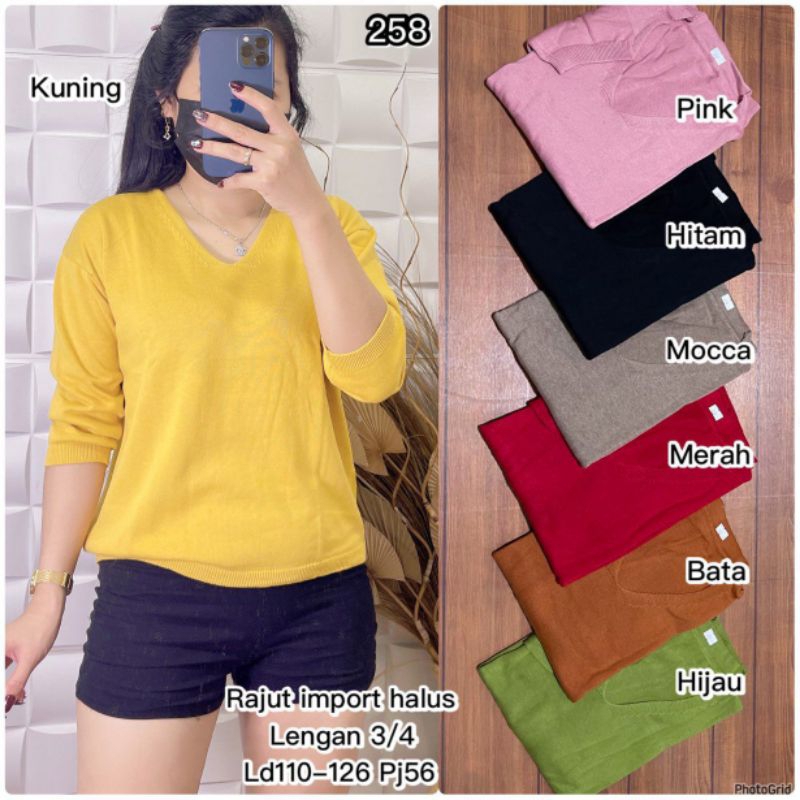 JL/MC 258 ATASAN RAJUT STREET IMPORT