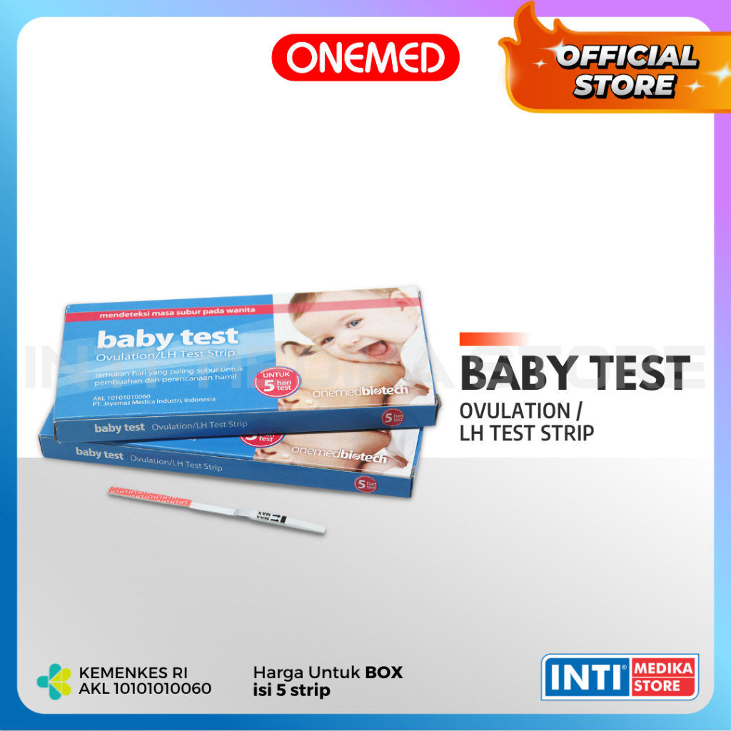 ONEMED - Baby Test | Alat Tes Kesuburan isi 5 | Alat Test Masa Subur