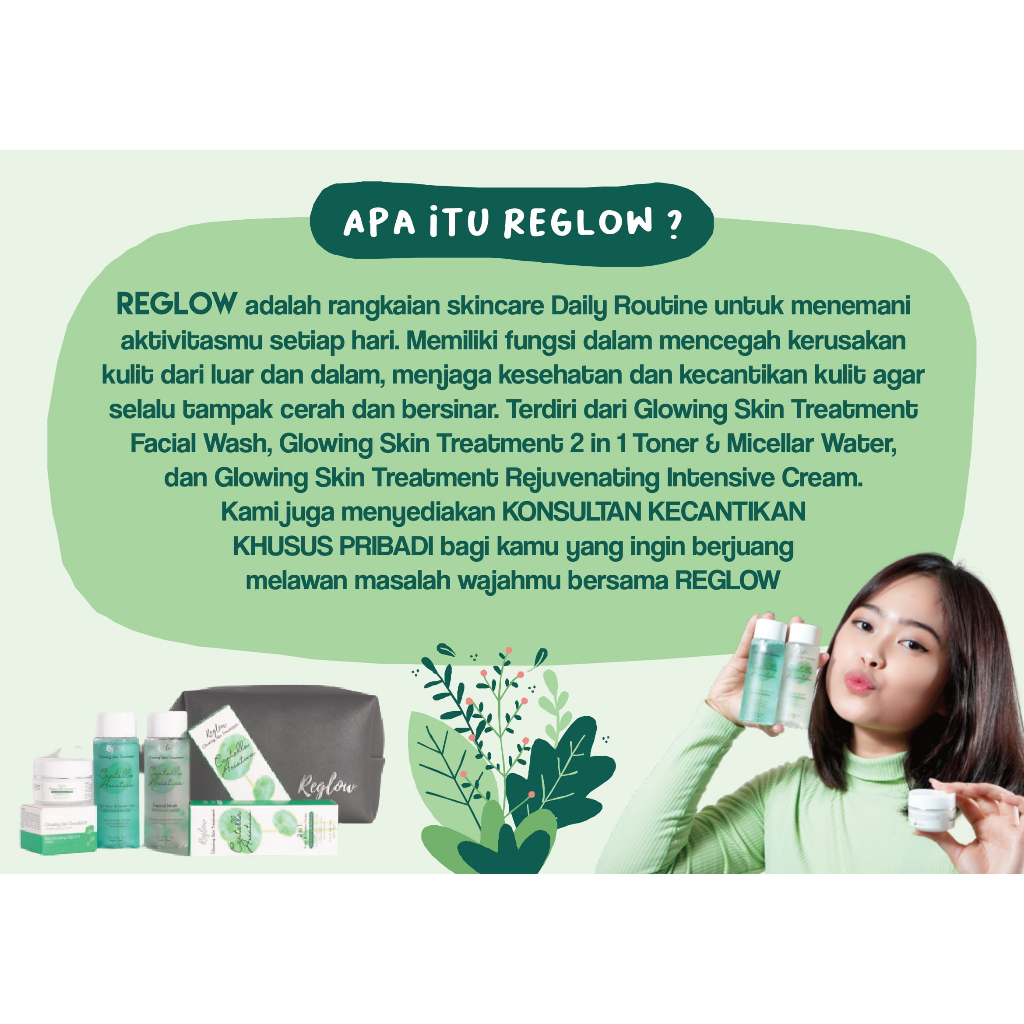 PAY DAY SALE Bundling Intensive Whitening Night Cream Facial Wash Reglow Skincare dr Shindy