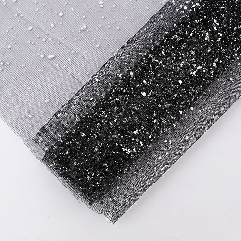 READY STOCK 50*50 cm SELEMBAR KAIN SALJU TILLE / SNOW DOT TILE