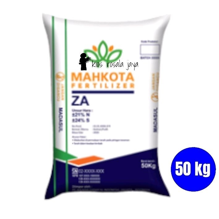 Pupuk ZA Mahkota 50 kg Amonium Sulfat