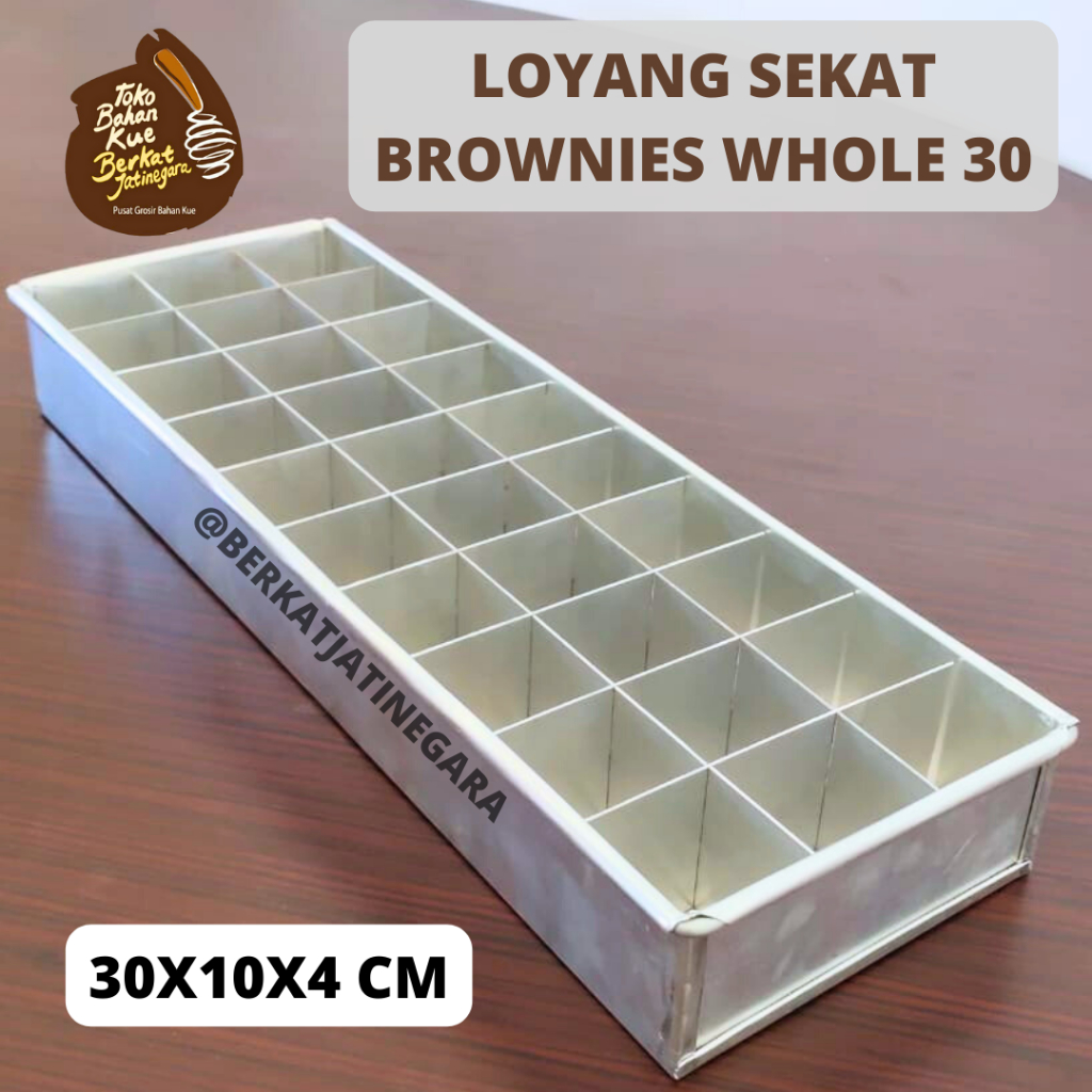 LOYANG SEKAT BROWNIES / LOYANG SEKAT PERSEGI PANJANG TINGGI 4 CM