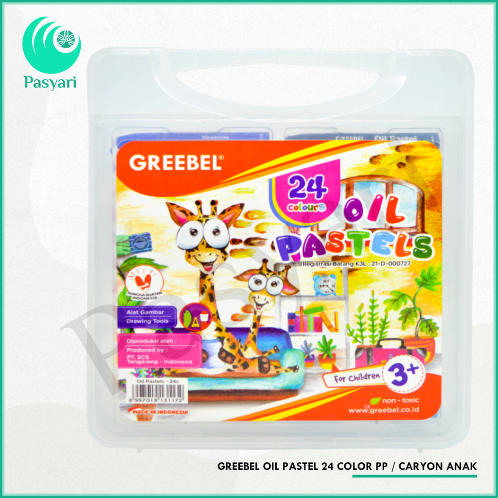 

GREEBEL OIL PASTEL 24 COLOR PP / CARYON ANAK