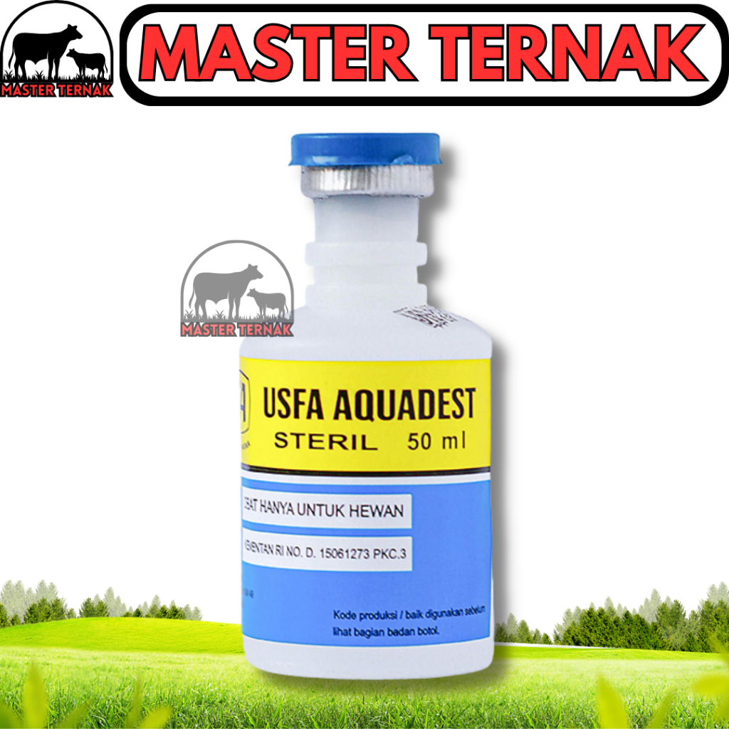 USFA AQUADEST 50ml - Aquades Air Steril