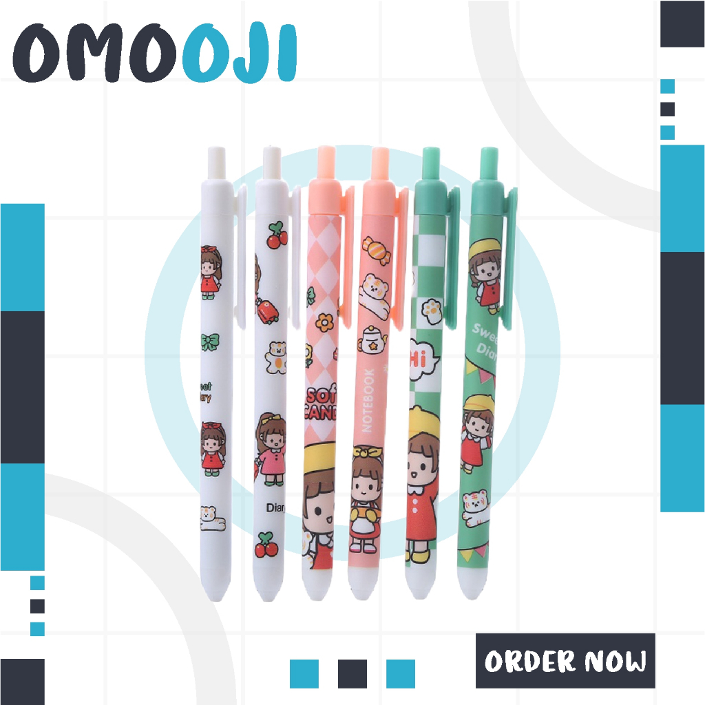 

OM Pulpen Gel Motif Cartoon Pulpen Pelajar Dan Kantor Pena Lucu Motif Boneka Lucu S072