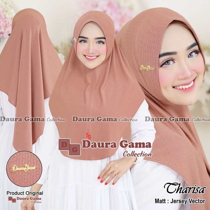 JILBAB/HIJAB INSTAN CHARISA DAURAGAMA ORIGINAL
