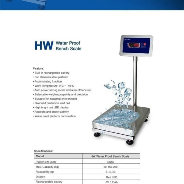 

timbangan duduk/barang/perikanan SAYAKI-HW cap 60kg waterprof Limited