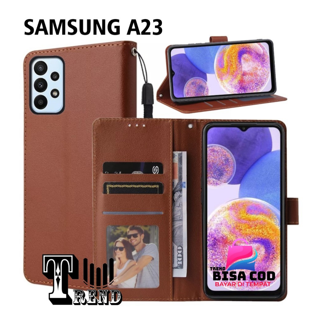 FLIP COVER SAMSUNG A23 LEATHER CASE FLIP SAMSUNG A23
