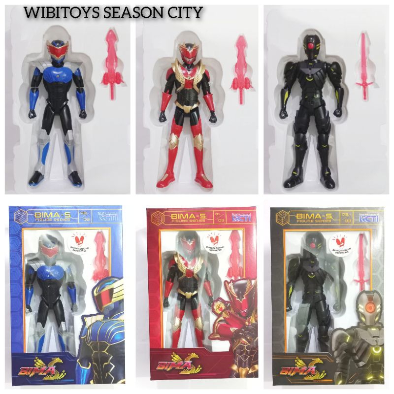 MAINAN BIMA - S FIGURE SERIES ROBOT SATRIA BIMA - EAGLE - MASKED WARRIOR KOLEKSI ANAK ACTION FIGURE 