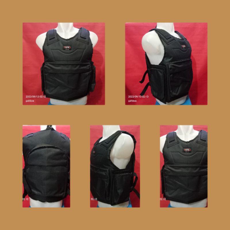 ROMPI MOTOR ANTI ANGIN BAHAN WATERPROOF BLACK PANTHER TAURING