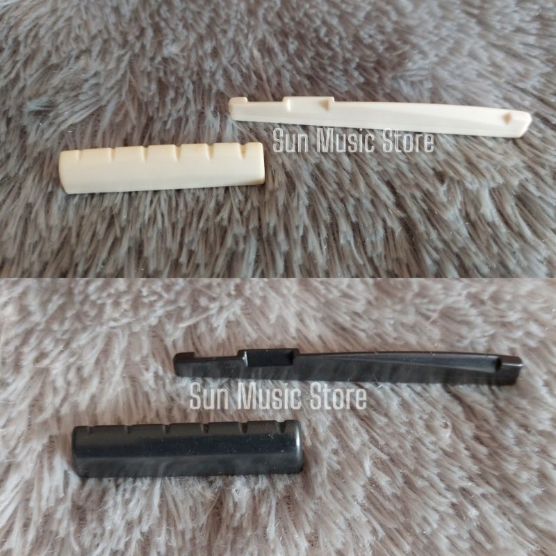 Paket Nut + Saddle Gitar Akustik - Saddle Nut Gitar Akustik Sepasang