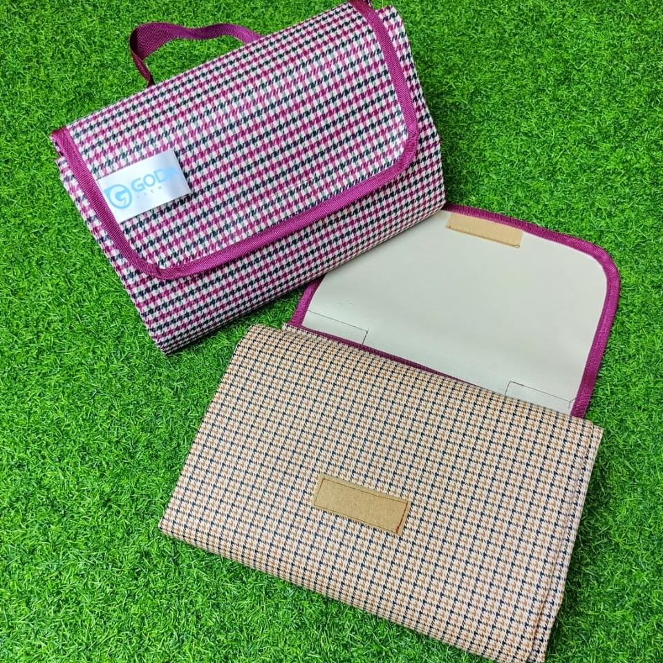 Tikar Lipat Piknik Karpet Lipat Kanvas Waterproof Size Super Jumbo