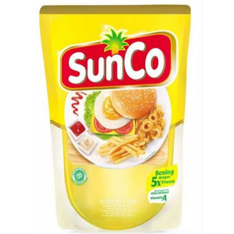 

Minyak goreng Sunco isi 1liter