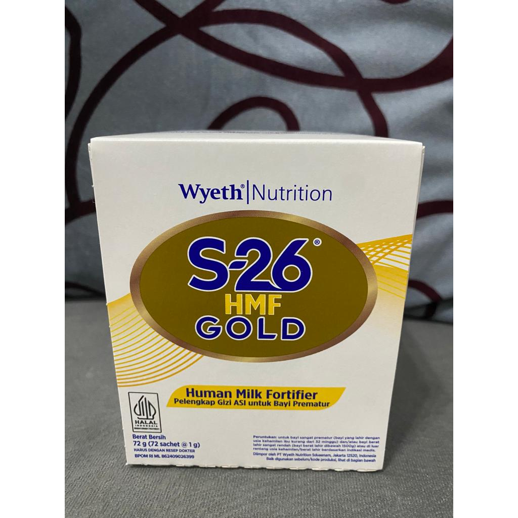 S-26 HMF GOLD (S26 Human Milk Fortifier) Pelengkap Asi Bayi Prematur. dijual ecer harga per sachet