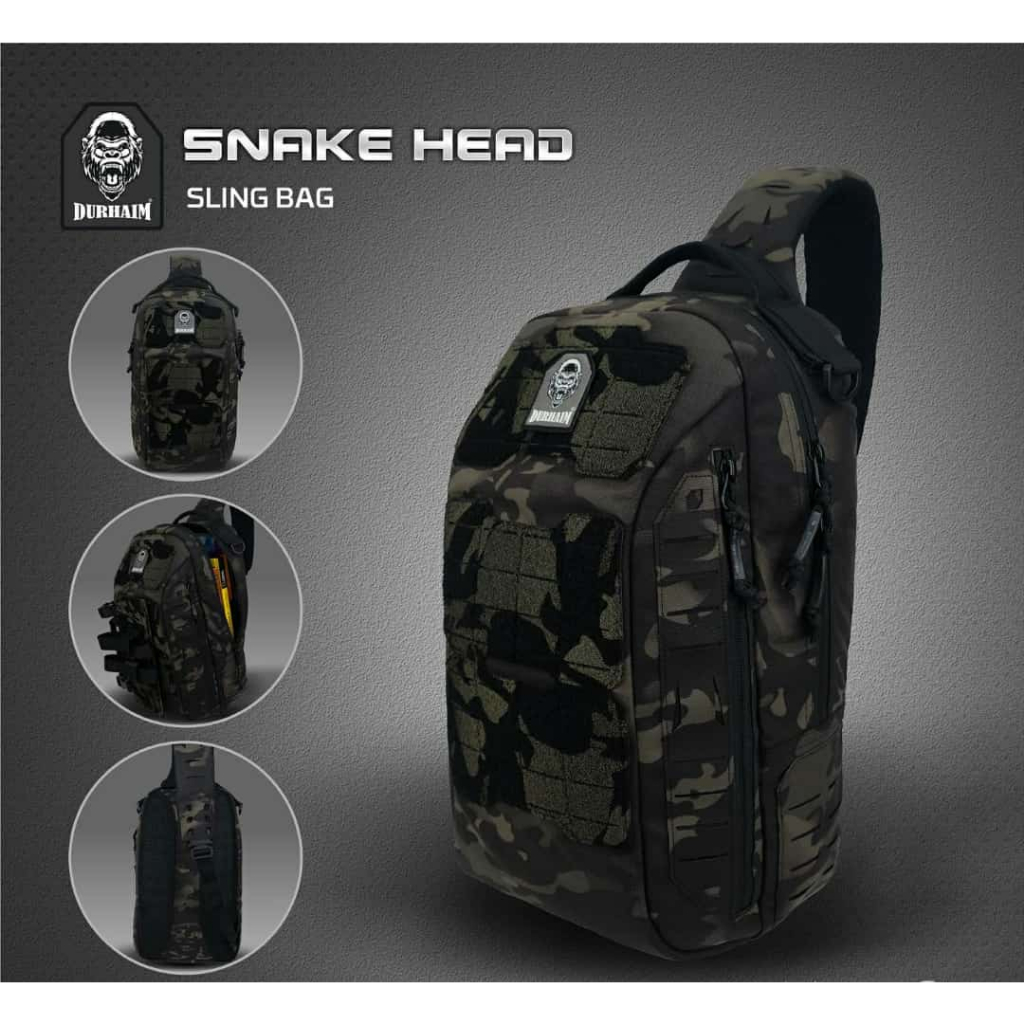 SNAKEHEAD SLINGBAG MULTICAM BLACK