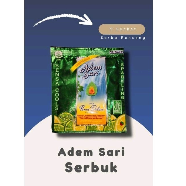 

Adem Sari Serbuk (Isi 5 Sachet)