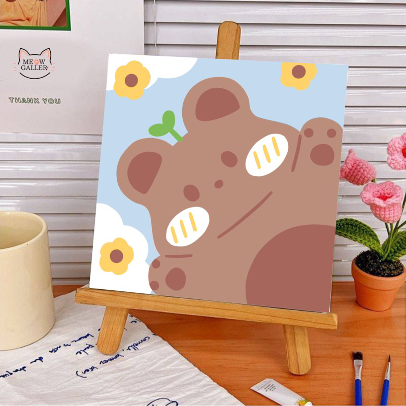

Paint by Numbers KIT - Animal Cute Series - Painting KIT