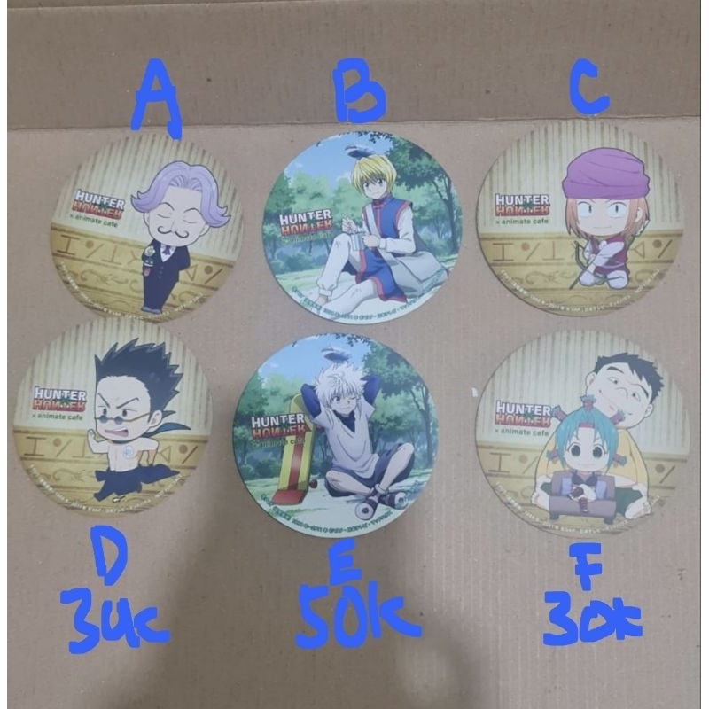 Official Merch Coaster Hunter x Hunter