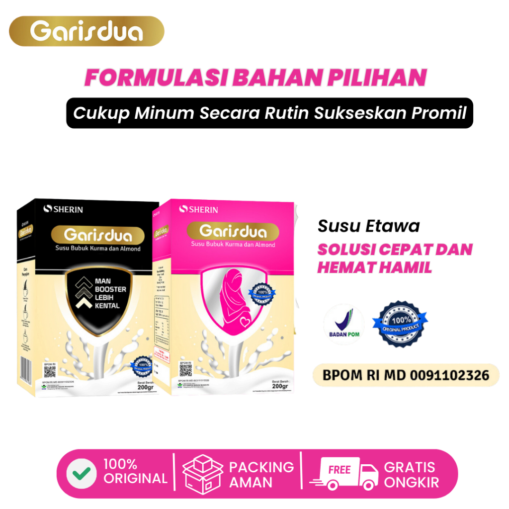 Susu Untuk Promil - Susu Pejuang Garis Dua Pria Wanita - Susu Garis Dua Promil - Susu Program Hamil 