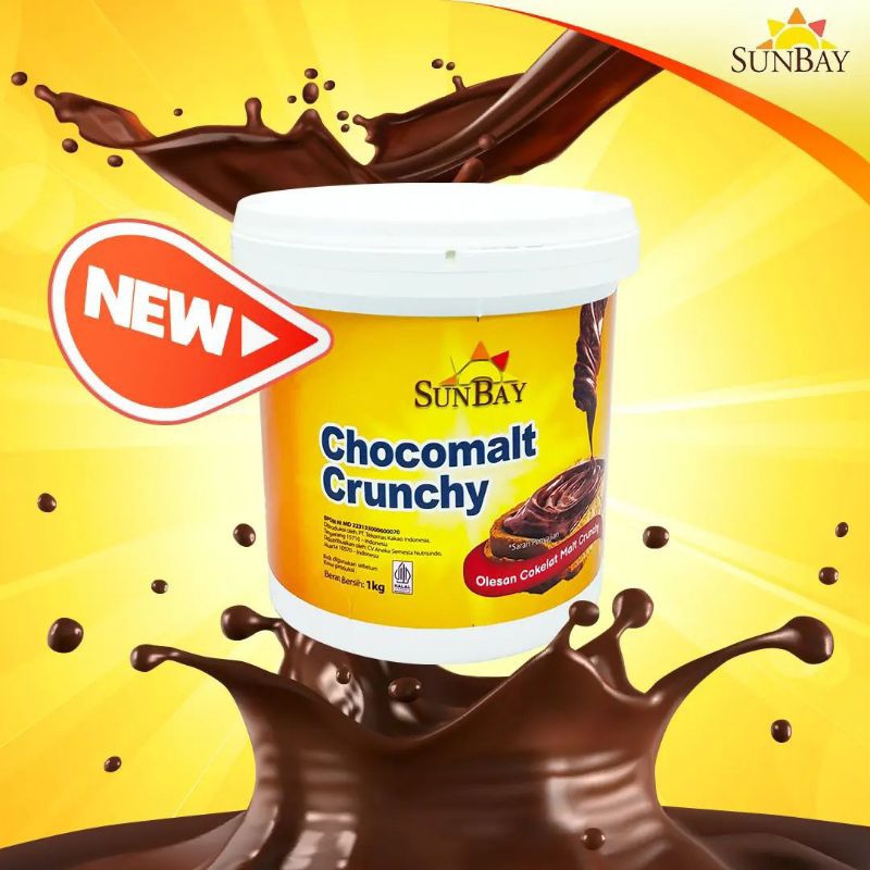 

Selai Coklat Chocomalt Crunchy 1 KG SUNBAY