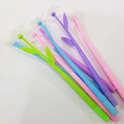 

pulpen gel motif bunga lucu