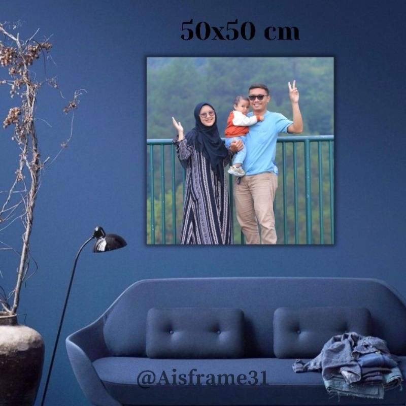 cetak foto MDF 50x50cm