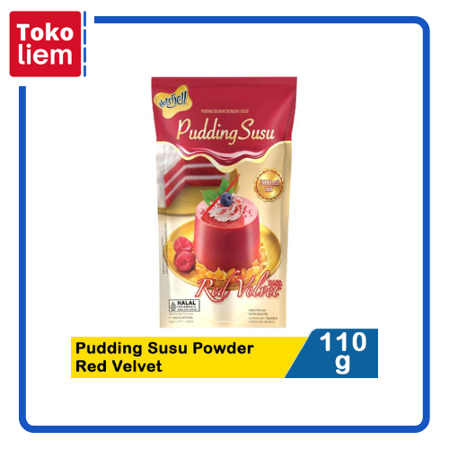 

Nutrijell Pudding Susu Powder Red Velvet 110G