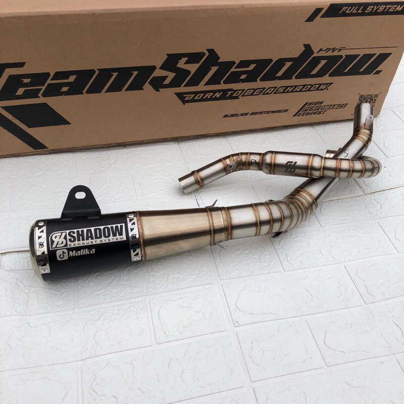 Shadow exhaust system Type gp-2 supermoto herex Klx/Crf/wr dll