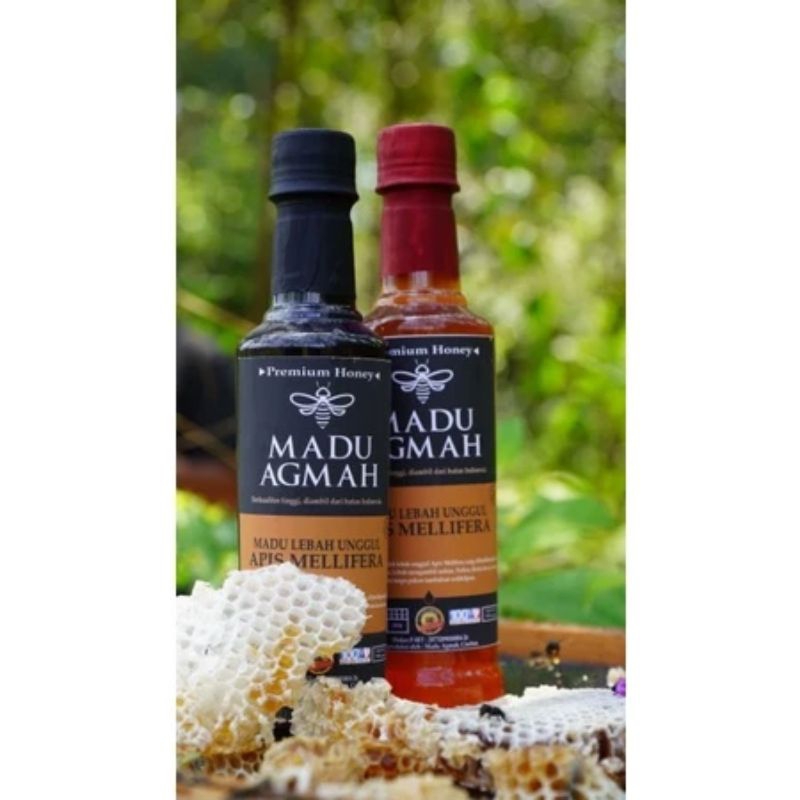 Madu Hutan Budidaya Asli 100%/450GR/Madu Agmah