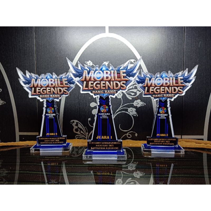 Tropy Juara Mobile Legend Plakat Mobile Legend Hadiah Mobile Legend
