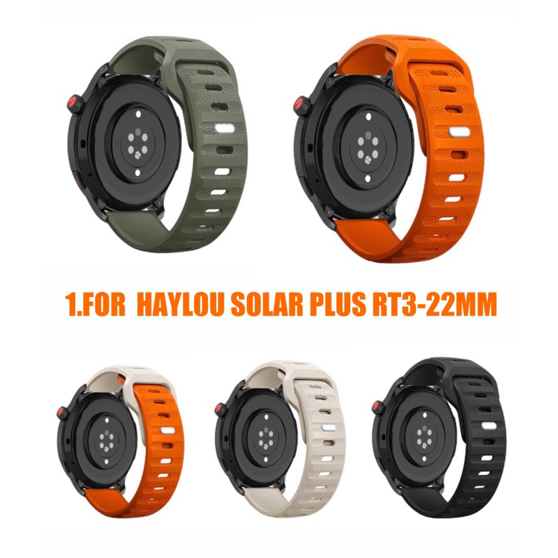 Strap/Tali Jam Smartwatch For Haylou Solar Plus RT3 - 22mm Silicone