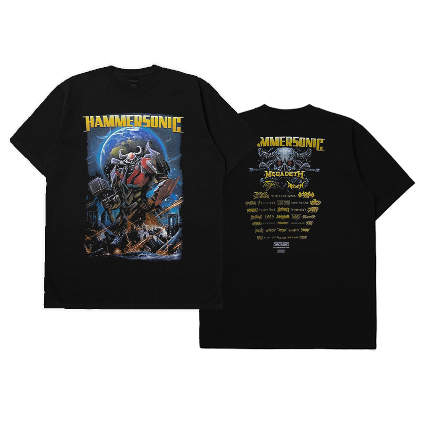 T-Shirt Band Hammersonic 2017 Metal Fest