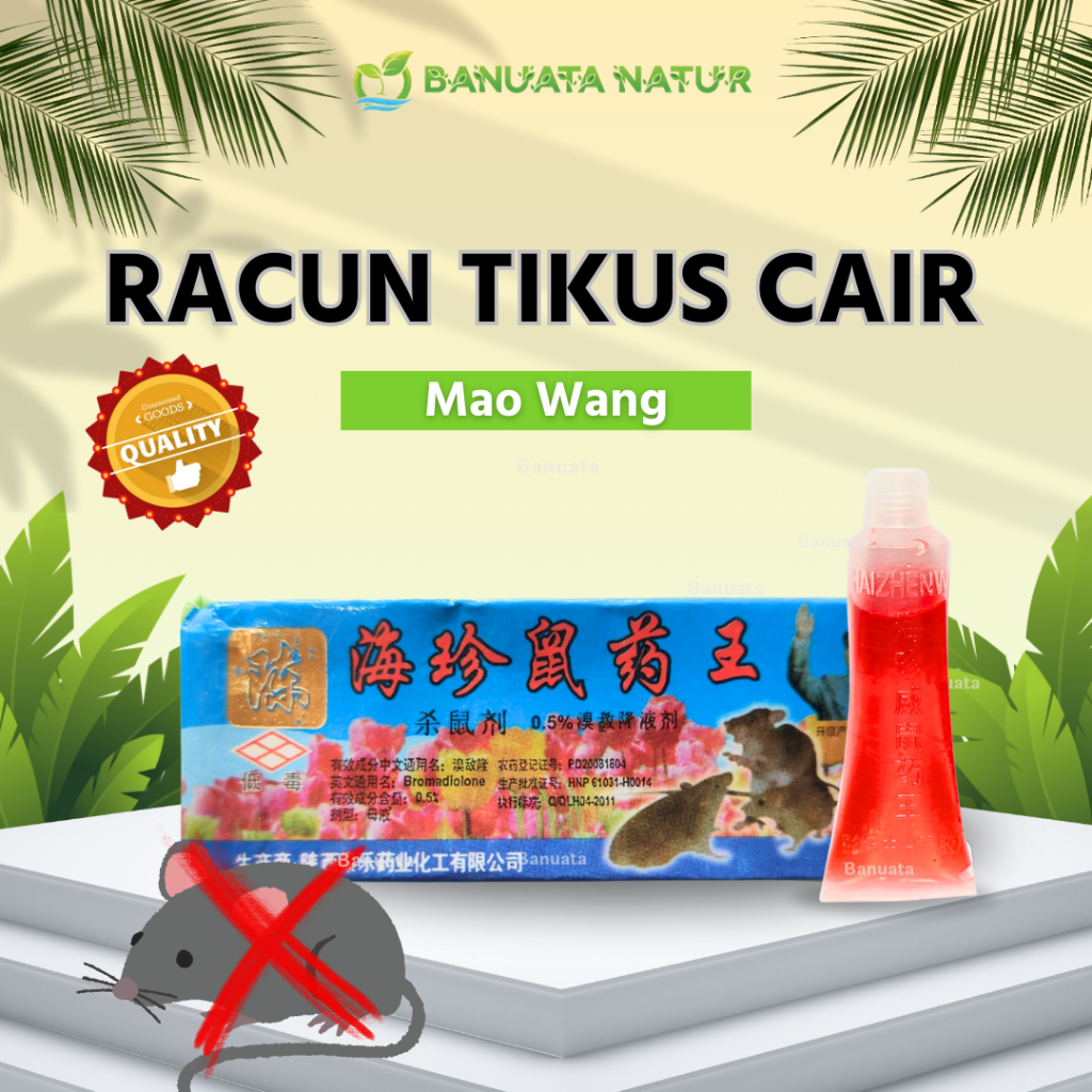 RACUN TIKUS CAIR MAO WANG AMPUH MURAH ASLI IMPORT BERKUALITAS BANUATA
