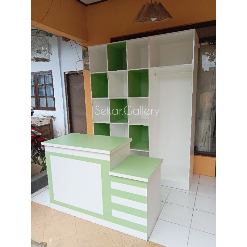 Set Rak Dan Meja Laundry - Rak Laundry - meja laundry