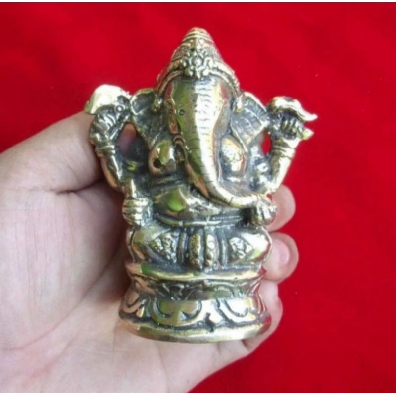 Patung Ganesha Kuningan Antik Murah