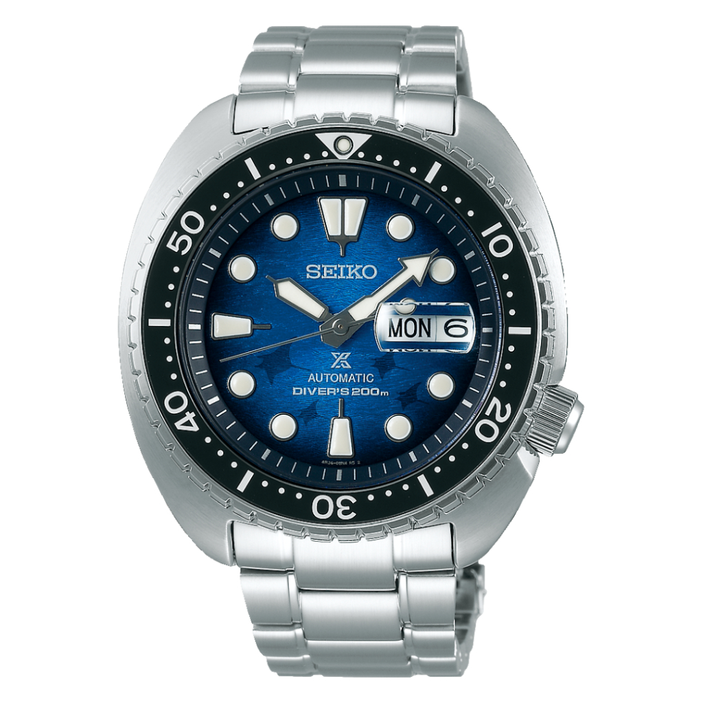 JAM TANGAN SEIKO PROSPEX SEA AUTOMATIC SRPE39K1 KING TURTLE MANTA RAY SPECIAL EDITION SAVE THE OCEAN