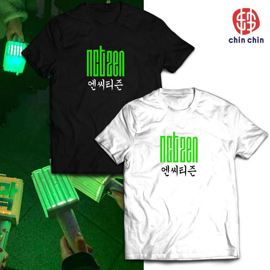 KAOS T-SHIRT KPOP LOGO NCT NCTZEN // Haechan Jaehyun Johnny Jungwoo Mark Taeil Taeyong Winwin Yuta /