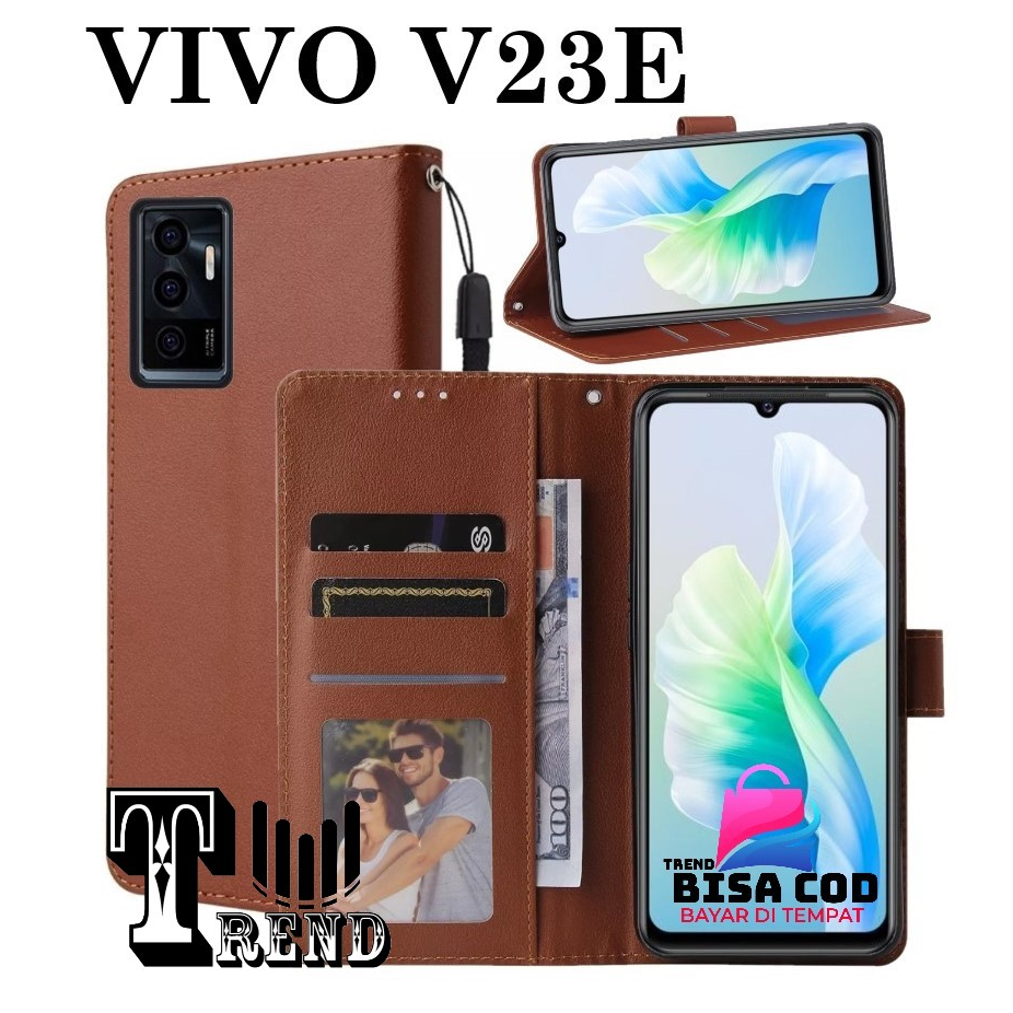 FLIP COVER VIVO V23E LEATHER CASE FLIP VIVO V23E