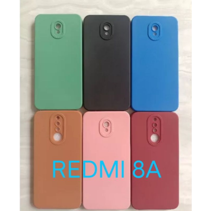 Silicon Macaron Pro Camera Square Edge REDMI 8/8A Pro REDMI 8A kesing Xiaomi Macaron polos.
