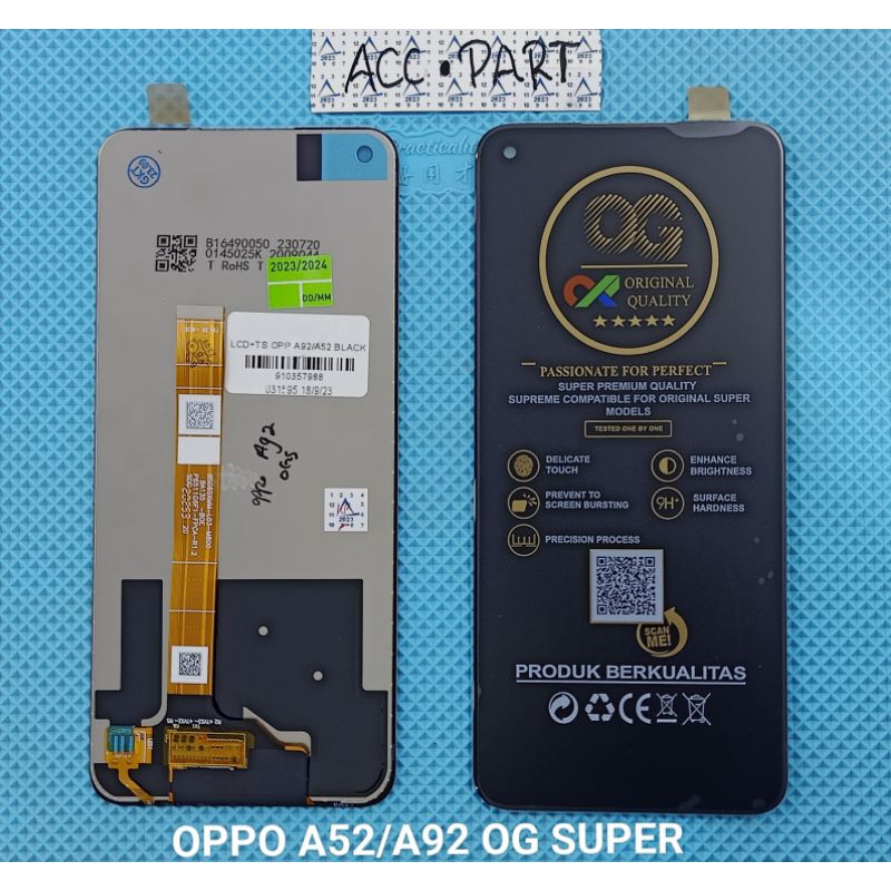 LCD OPPO A92/OPPO A52 ORI BLACK