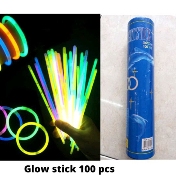 Glow Stick 100 pcs / Gelang Fosfor