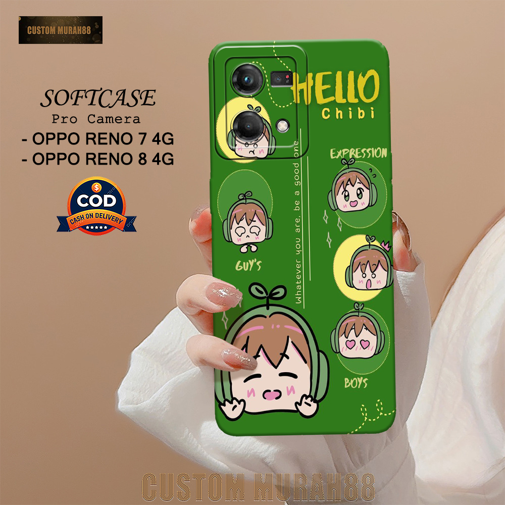 Case Oppo Reno 4 Terbaru - Fashion Case KARTUN - Casing Hp Oppo Reno 4 - Softcase Pro Camera Oppo Re