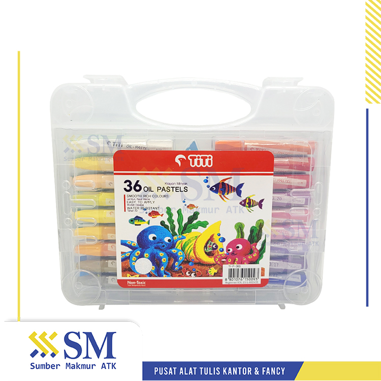 

CRAYON/KRAYON OIL PASTEL TITI 36 WARNA