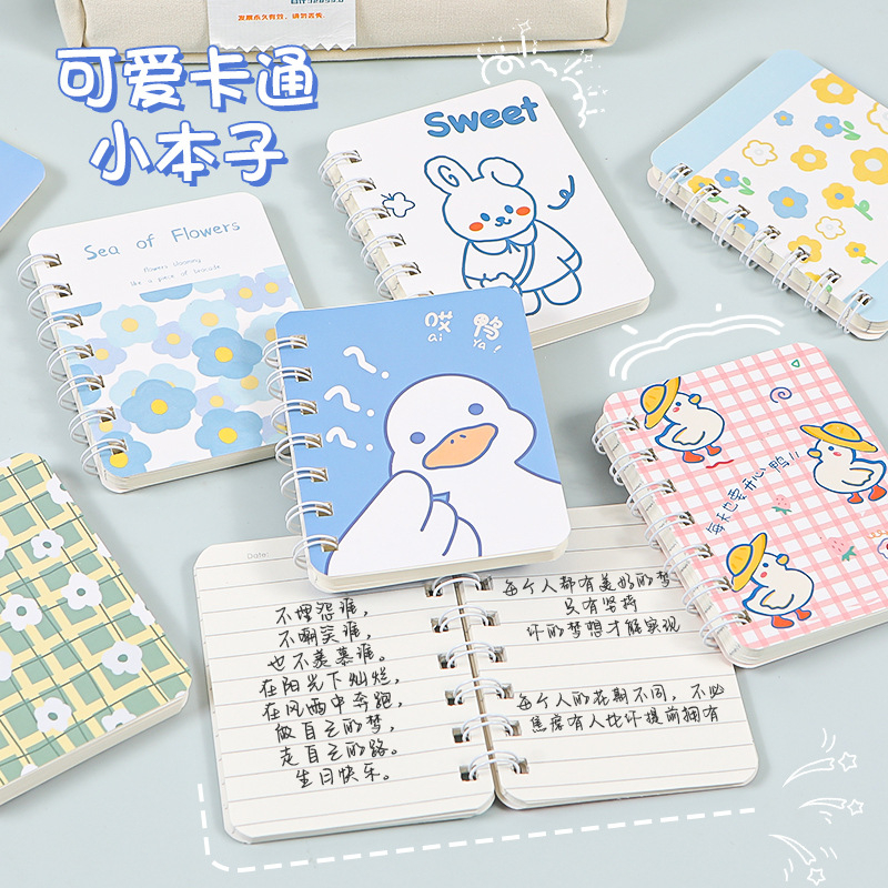 

A7 Notebook Mini Buku Gulung Buku Kecil Siswa Buku Catatan Mini Buku Harian Buku Catatan Kantor Portabel-G