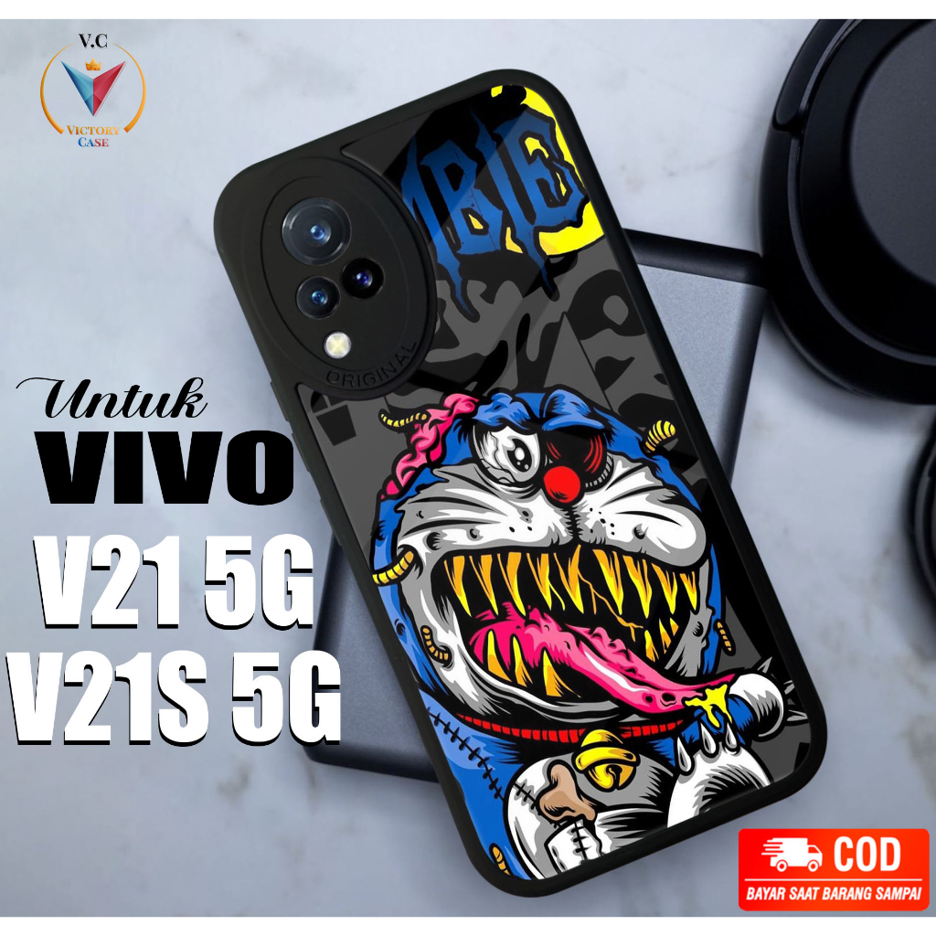 Case Vivo V21 5G V21S 5G Victory Case Motif [ ABS] Case Hp Glossy Casing Hardcase Softcase Bisa cod